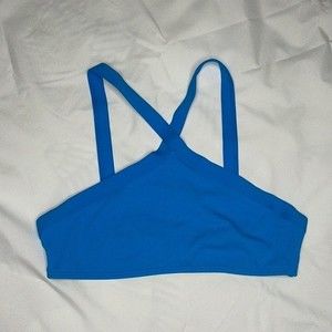 L*Space Blue Bikini Top